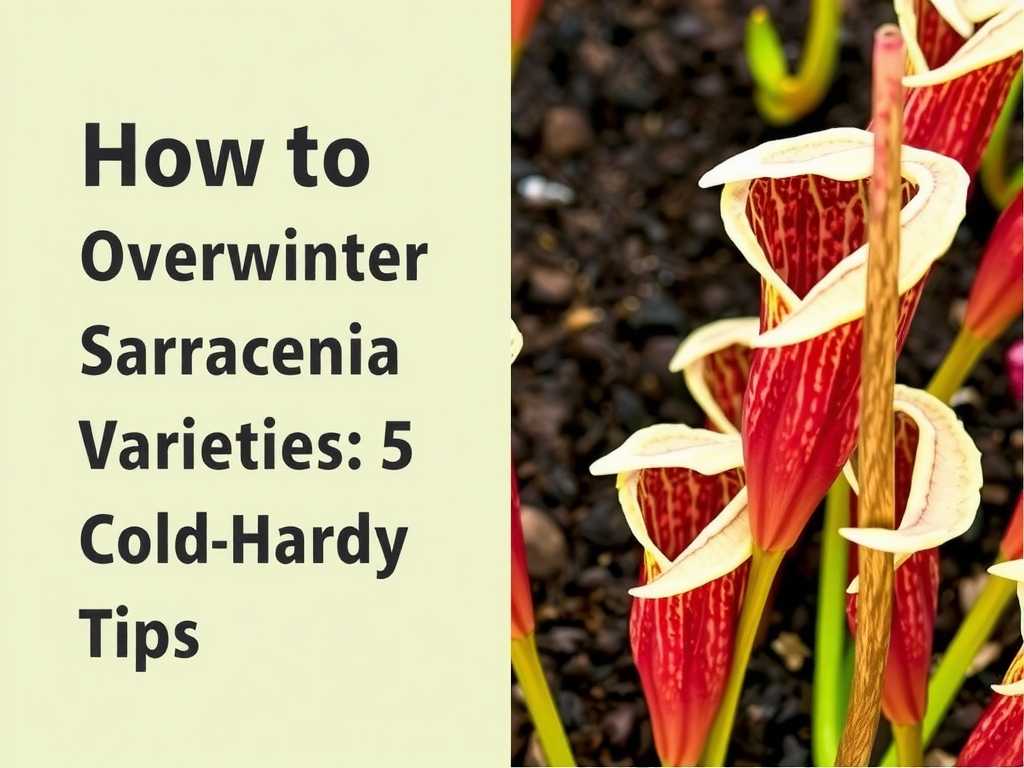 How to overwinter Sarracenia varieties: 5 cold-hardy tricks