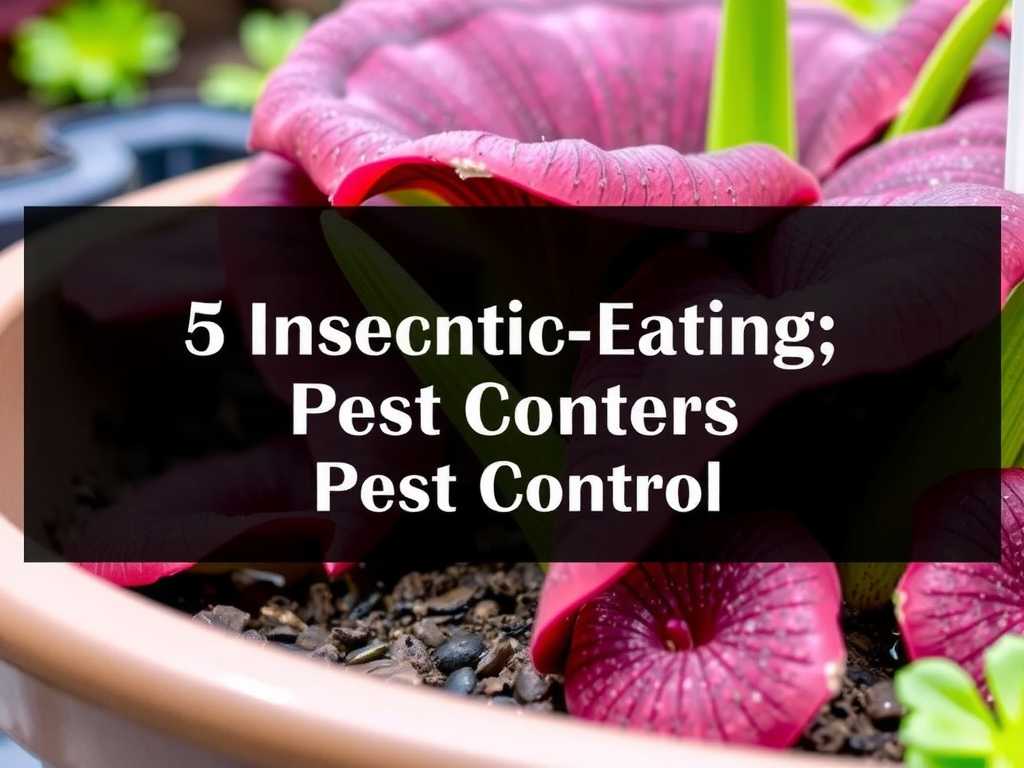 How to choose Sarracenia for pest control: 5 insect-eating variety tips(1)