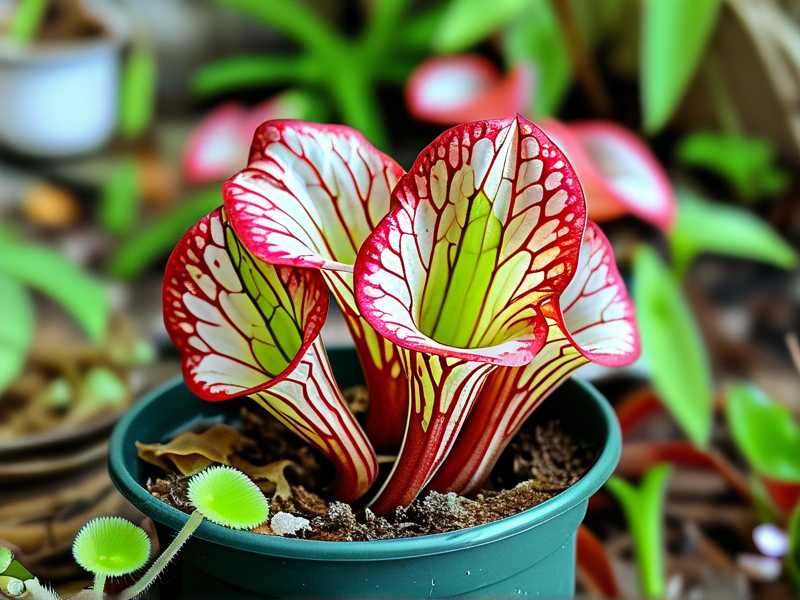 How to dispose of rotted Sarracenia pitcher tissue away from healthy plant clumps