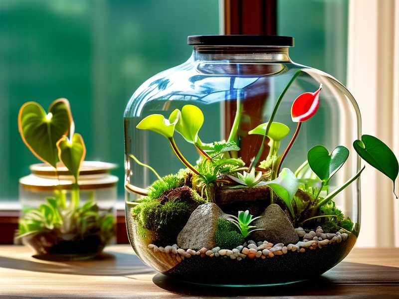 How to clean glass terrarium walls regularly to maximize light penetration to Sarracenia