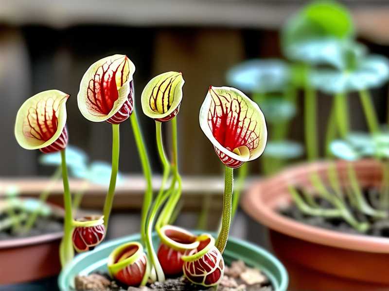 How to separate rooted Sarracenia cuttings into individual pots once new pitchers sprout How to separate rooted Sarracenia cuttings into individual pots once new pitchers sprout