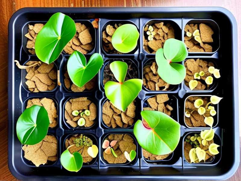 How to propagate Sarracenia leaf cuttings in sealed damp peat propagation trays