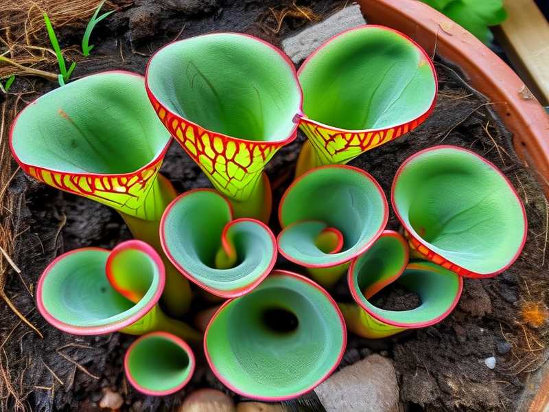 How to uncover mulched Sarracenia bog beds gradually as spring temperatures rise