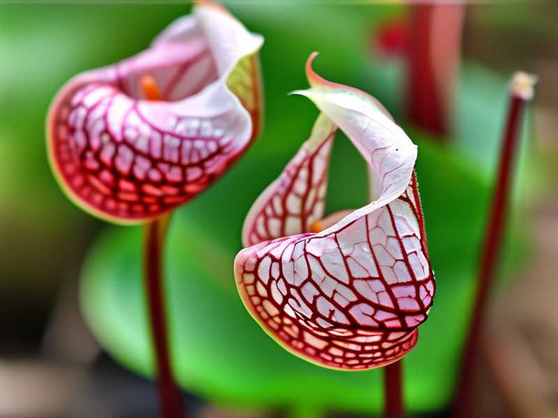 How to gently remove dried spent flower heads to redirect Sarracenia growth energy