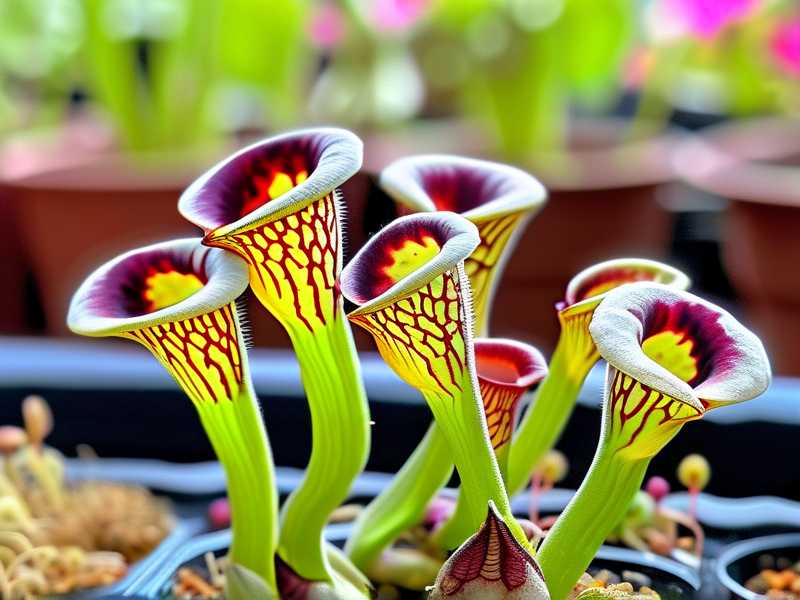 How to separate seed-grown juvenile Sarracenia once multiple pitchers fully develop