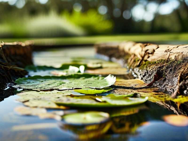 How to use natural straw mulch to retain bog bed moisture through summer heatwaves
