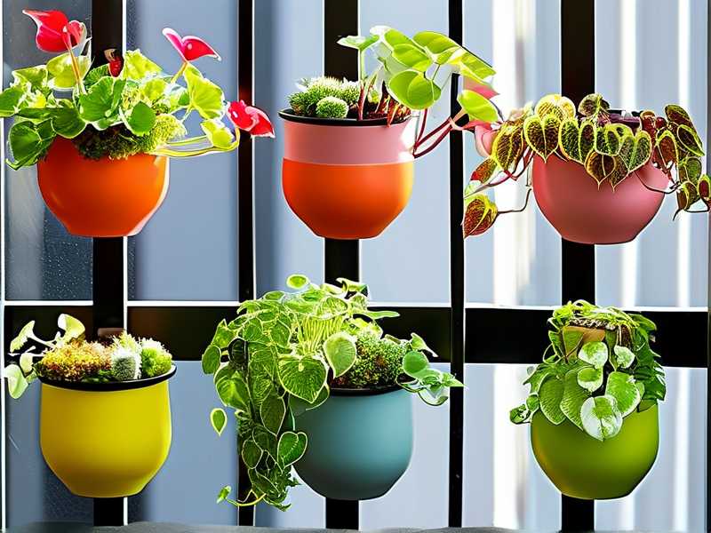How to stack lightweight planters vertically for space-saving Sarracenia balcony displays
