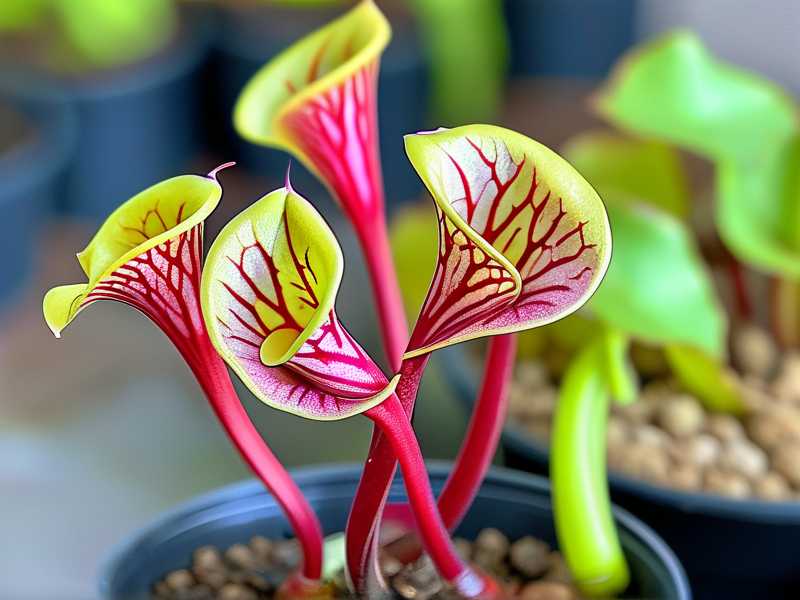 Multi Color Sarracenia Mix Varieties for Garden Landscaping 6 Picks