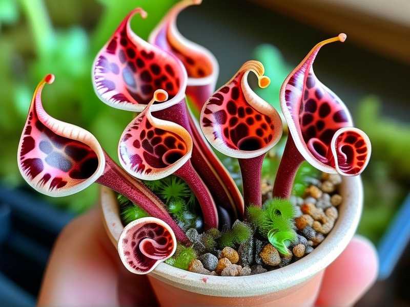 Small Sarracenia Varieties for Mini Terrarium Displays 5 Types