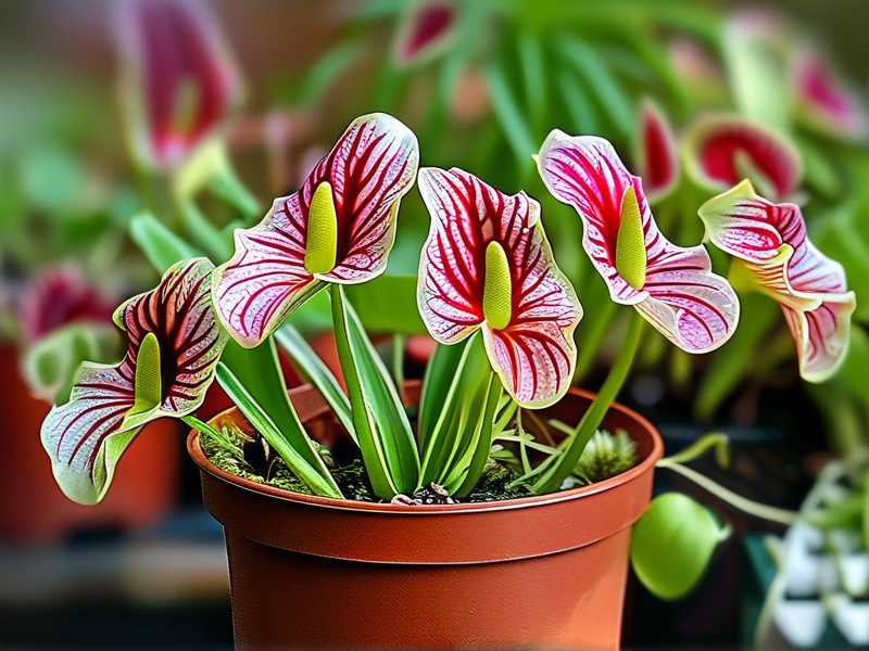 How to space Sarracenia clumps eliminating light competition fading pitcher color vibrancy