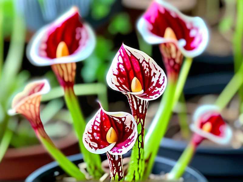 How to trim dead pitcher tissue redirecting energy to fix stunted Sarracenia new growth spouts