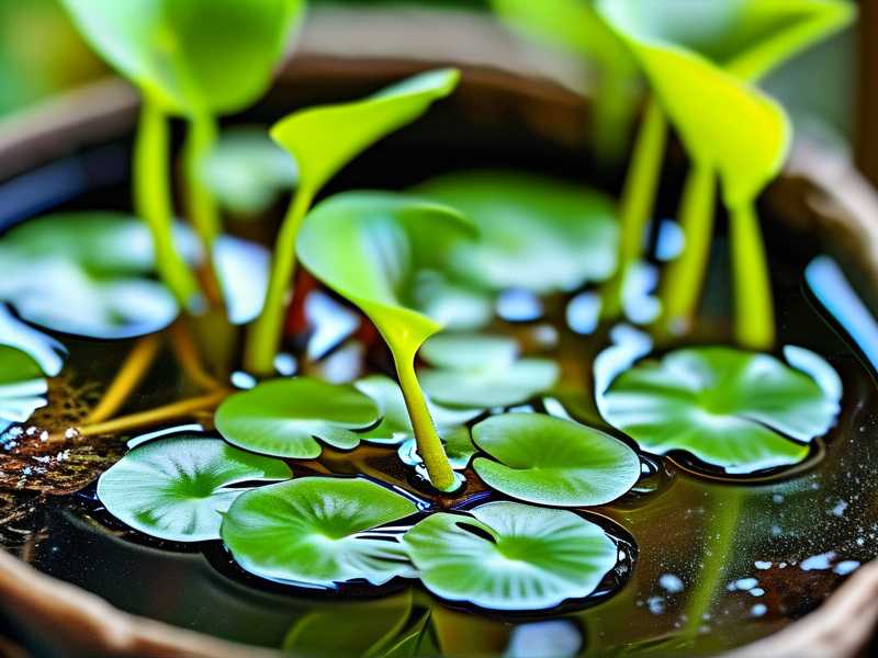 How to add barley straw to bog pond water clearing algae poisoning marginal Sarracenia plant roots