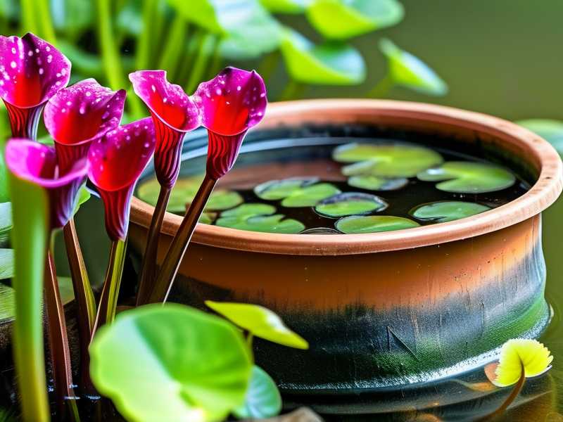 How to stock tadpole pond predators eliminating mosquito larvae breeding near Sarracenia bogs